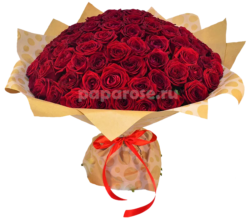 Букет красных роз Возвышенная любовь